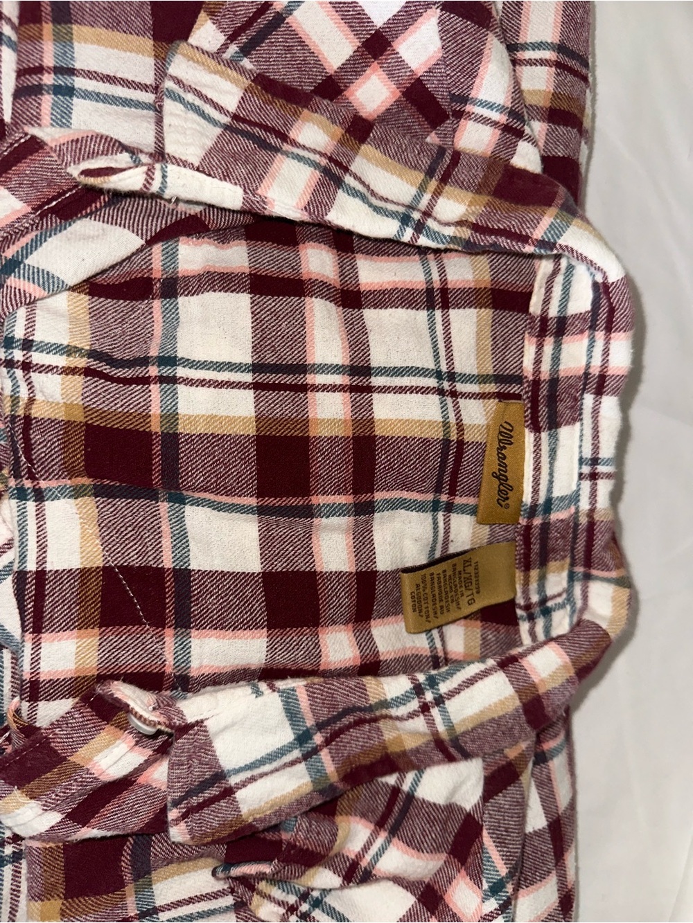 Wrangler Women’s XL Plaid Pearl Snap Flannel Shirt - Picture 6 of 7